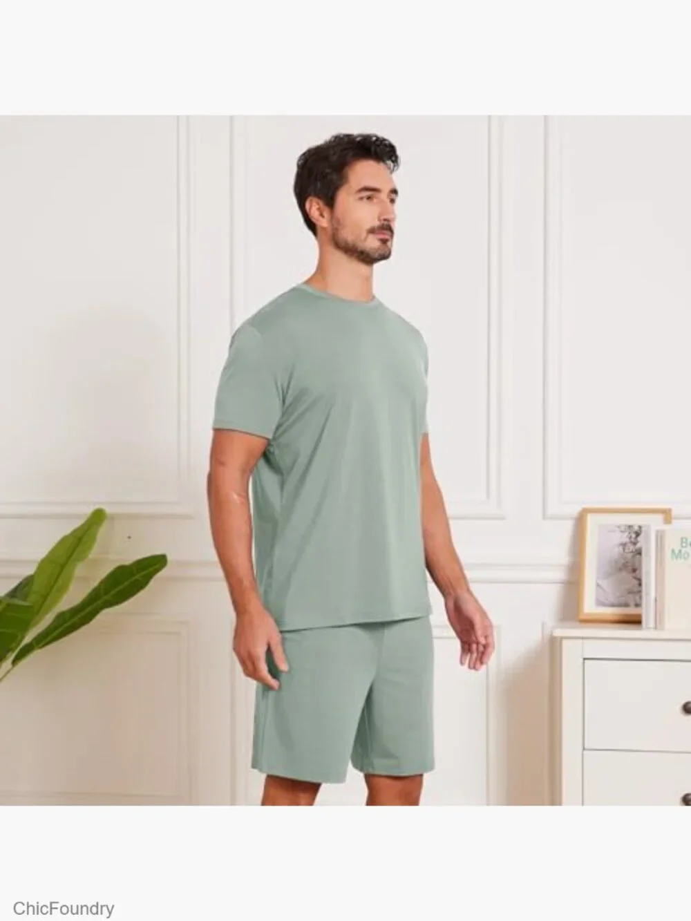 Men's Ultra Soft Bamboo Pajama Set - Lightweight Lounge Sleepwear